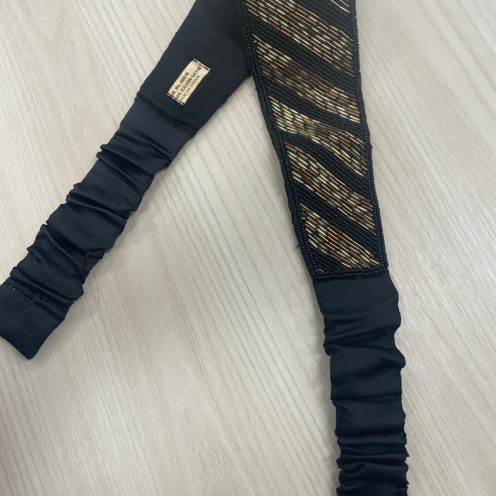 Black and Gold Leg Warmers